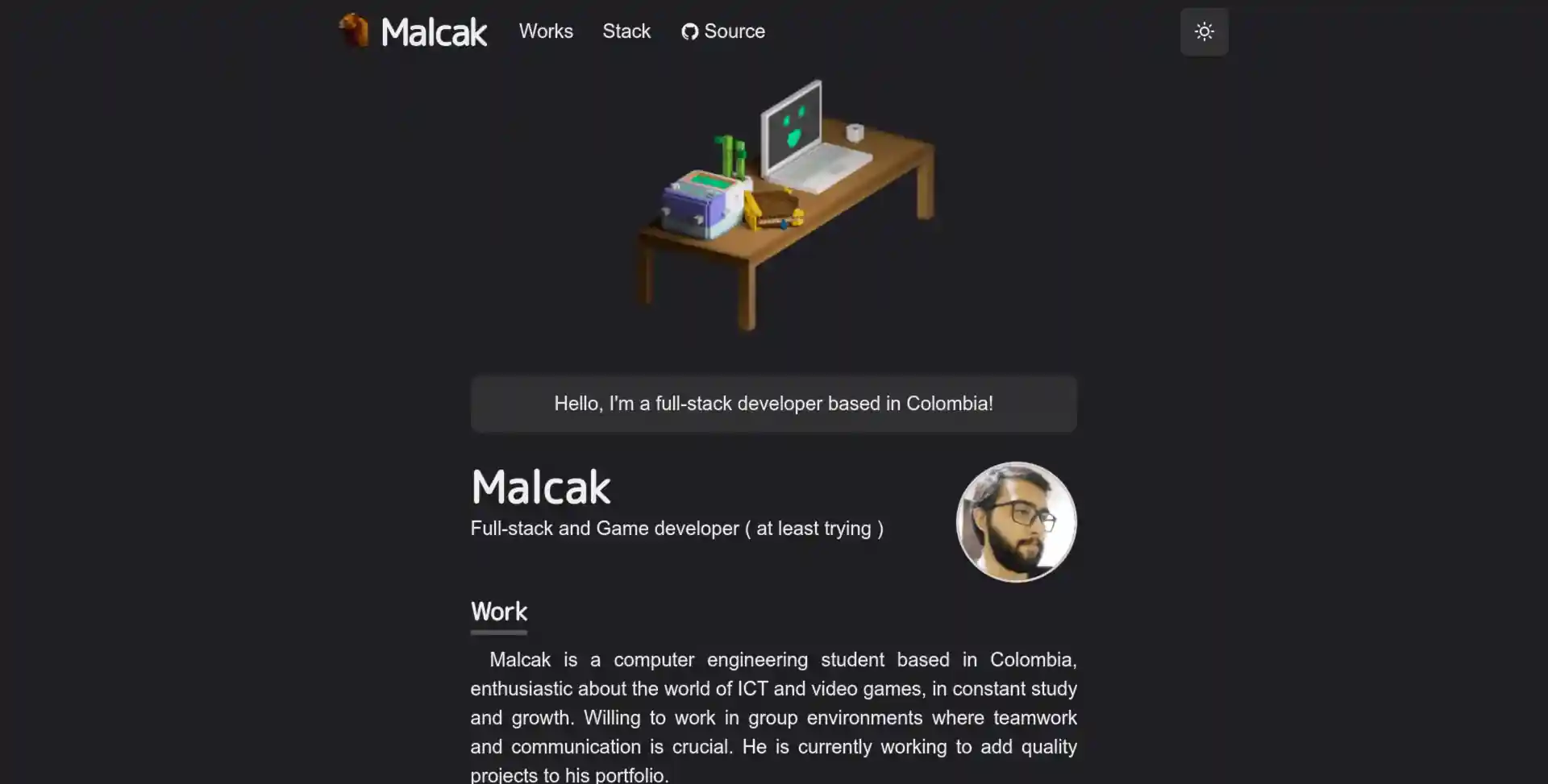 malcak homepage